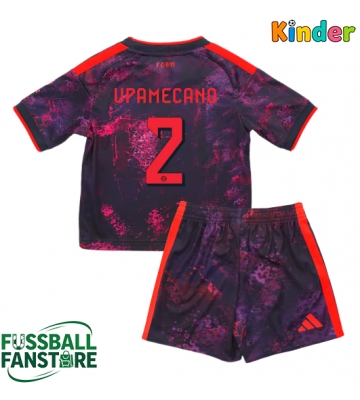 Bayern Munich Dayot Upamecano #2 Replik 3rd trikot Kinder 2026-27 Kurzarm (+ Kurze Hosen)